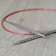 addiNovel - viereckige Rundstricknadeln von addi (100 cm)