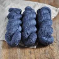 GarnStories BFL+Masham 4ply - Dark Blue Denim
